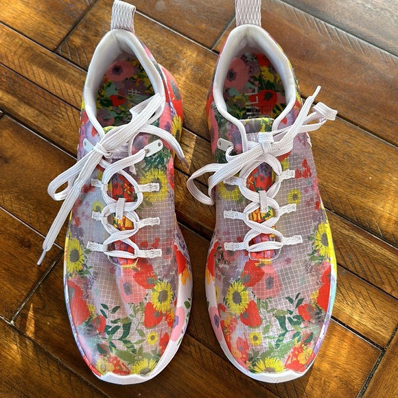 NOBULL men’s floral runner+ size 10 ***runs 1/2 large - Picture 2 of 6
